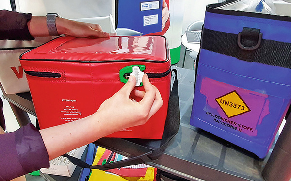 Medizintasche biologische Stoffe UN 3373 Labor Blut 1200