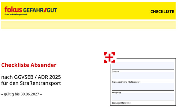 Checkliste Absender 2025