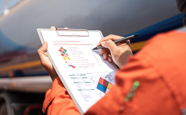 Checkliste Gefahrguttransport