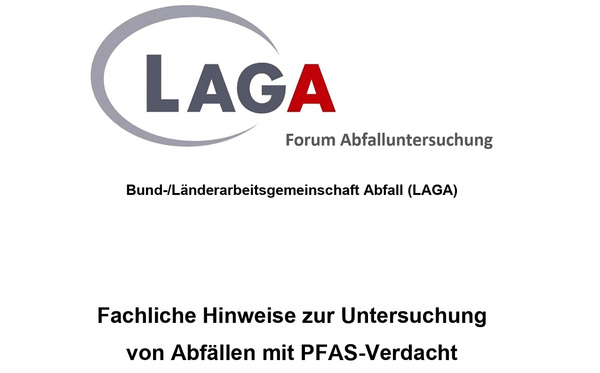LAGA Untersuchung PFAS-Abfälle