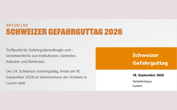 Schweizer Gefahrguttag 2026