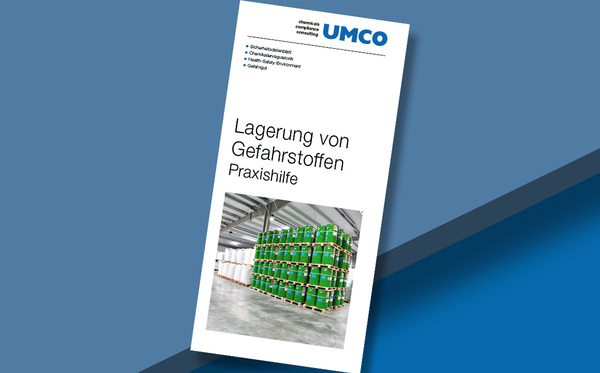 Faltblatt Lagerung Gefahrstoffe